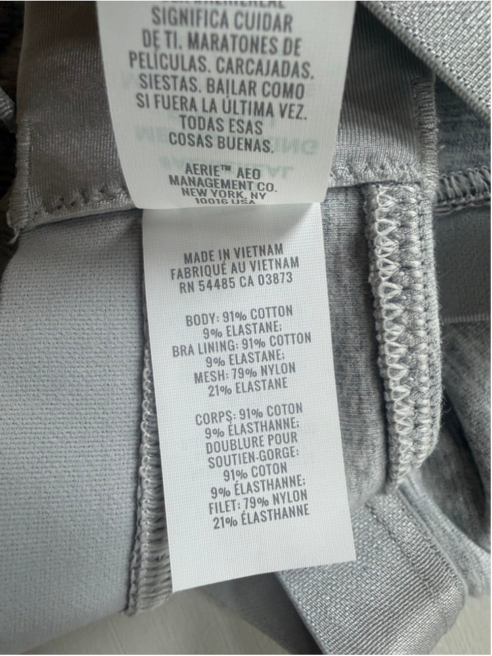 Lot of 3 Aerie Cotton Bralettes in Grey Size M - Picture 7 of 8